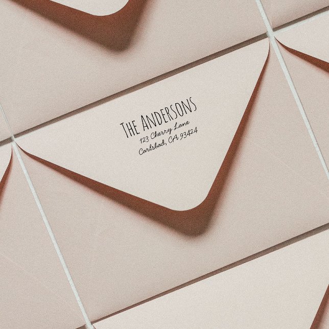 Rücksendeadresse Briefmarke | Rae Dunn Inspiriert  Permastempel (Von Creator hochgeladen)