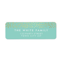 RÜCKSENDEADRESSE Chic rustikale Goldpuppe