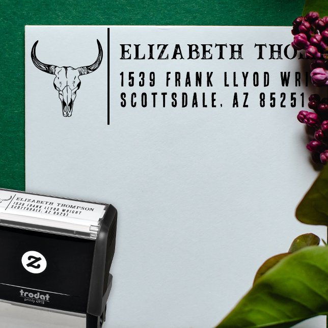 Rücksendeadresse Country Western Hochzeit Nash Bas Permastempel (Von Creator hochgeladen)