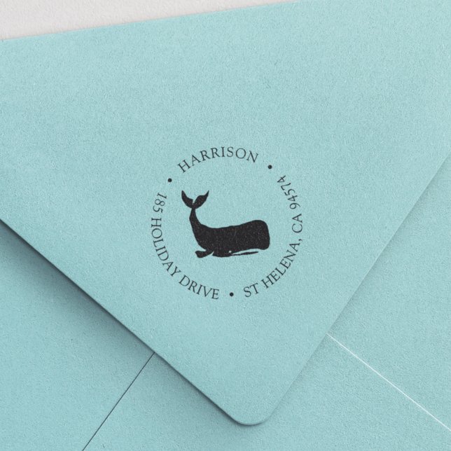 Rücksendeadresse der Küstenwale Permastempel (Von Creator hochgeladen)