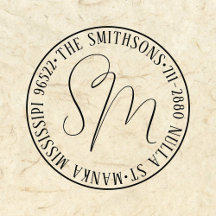 Rücksendeadresse der modernen klassischen Familien