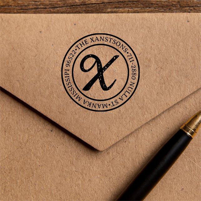 Rücksendeadresse der modernen klassischen Familien Permastempel (Von Creator hochgeladen)