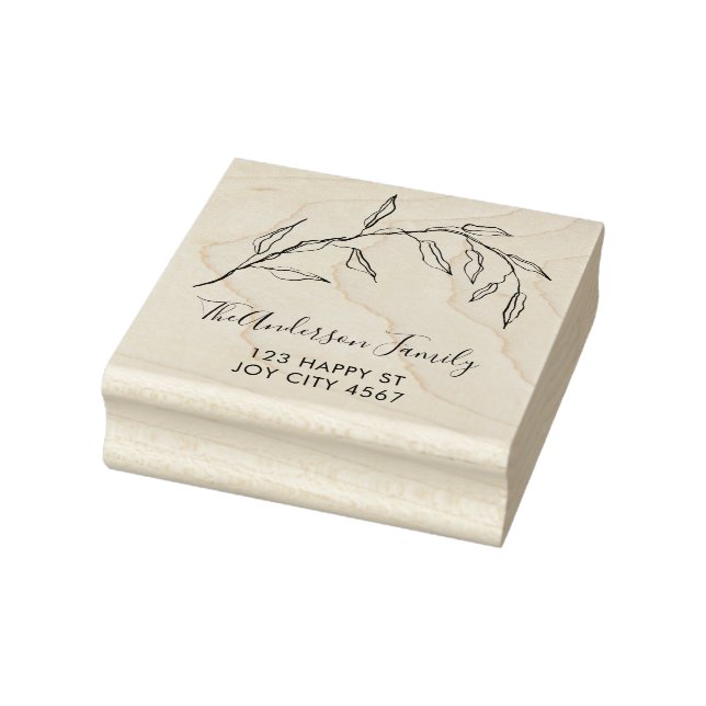 Rücksendeadresse der Weichteile Gummistempel (Stempel)