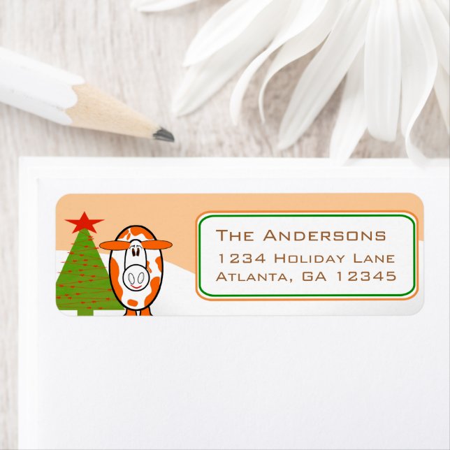 Rücksendeadresse der Weihnachtskühe (Insitu)