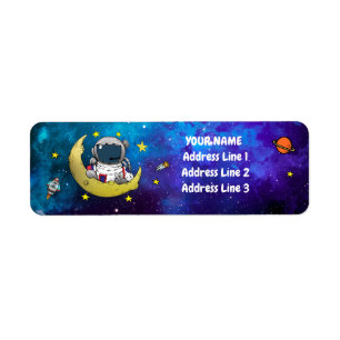 Rücksendeadresse des Astronauten