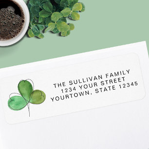 Rücksendeadresse des Kleeblatts