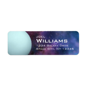 Rücksendeadresse des Planet Uranus-Sonnensystems