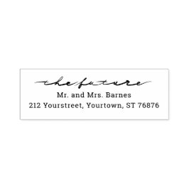 Rücksendeadresse "Die Zukunft" Permastempel