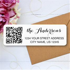 Rücksendeadresse für benutzerdefinierten QR-Code N