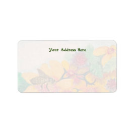 Rücksendeadresse für Bienen Adressaufkleber