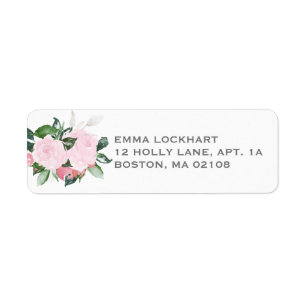 Rücksendeadresse für Blumenblumen
