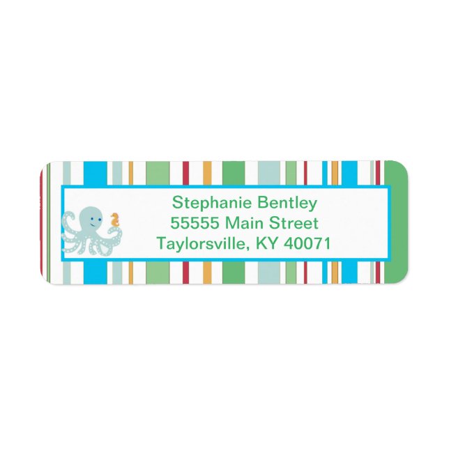 Rücksendeadresse für Calypso Sea (Vorne)