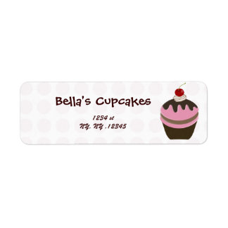 Rücksendeadresse für Cupcake