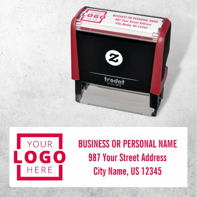Rücksendeadresse für das Logo "Custom Company Busi Permastempel (Von Creator hochgeladen)