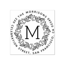 Rücksendeadresse für den Familiennamen der Round-W