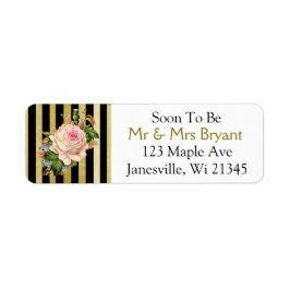 Rücksendeadresse für die schwarz-gelb gestrichene 