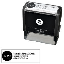 Rücksendeadresse für Firmenlogo