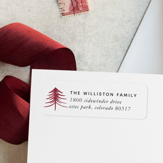 Rücksendeadresse für gezeichnete Pine Holiday (Von Creator hochgeladen)