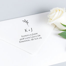 Rücksendeadresse für Hochzeiten Permastempel