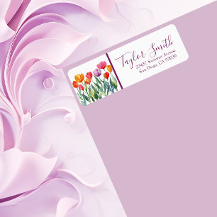 Rücksendeadresse für hübsche Multicolor-Tulips