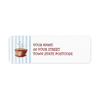Rücksendeadresse für Kaffee-Cup