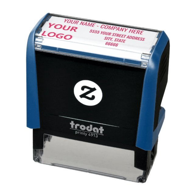 Rücksendeadresse für kundenspezifische Embleme Permastempel (Produkt)