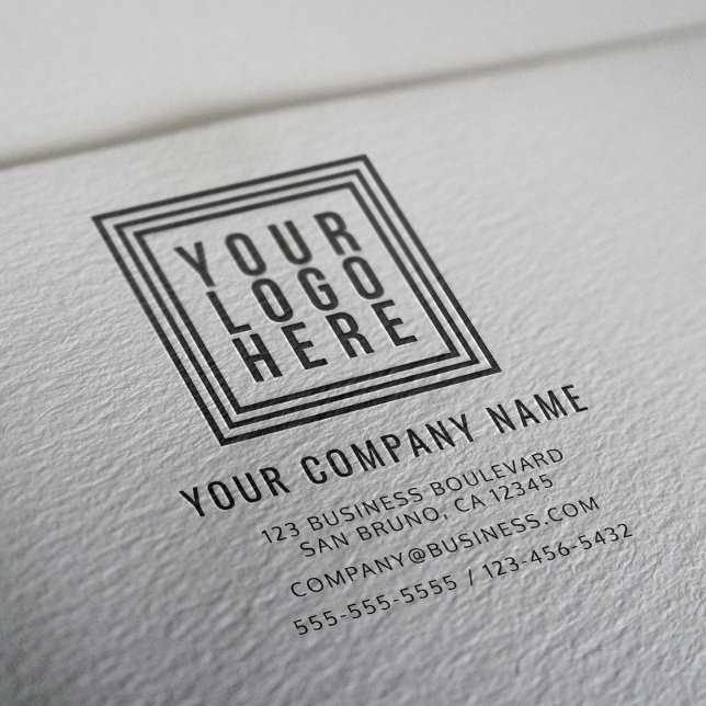 Rücksendeadresse für kundenspezifische Firmenlogo  Permastempel (Von Creator hochgeladen)