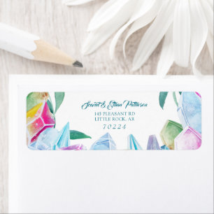 Rücksendeadresse für mysisches Regenbogen-Gem & Le