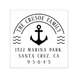 Rücksendeadresse für Nautische Anker und Waves Permastempel