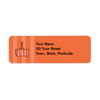 Rücksendeadresse für Orange-Streifen