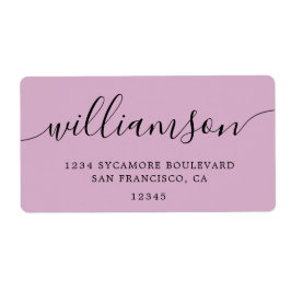 Rücksendeadresse für Pink-Lavendel-Skripte