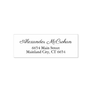 Rücksendeadresse für SkriptTypografie Permastempel