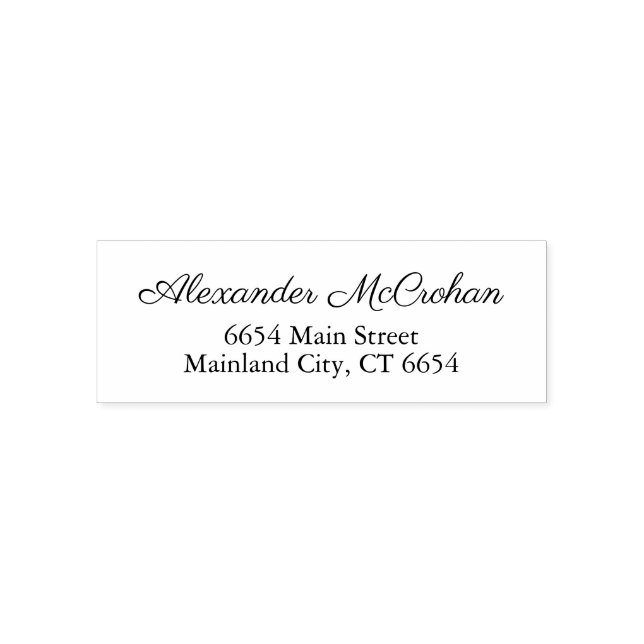 Rücksendeadresse für SkriptTypografie Permastempel (Design)