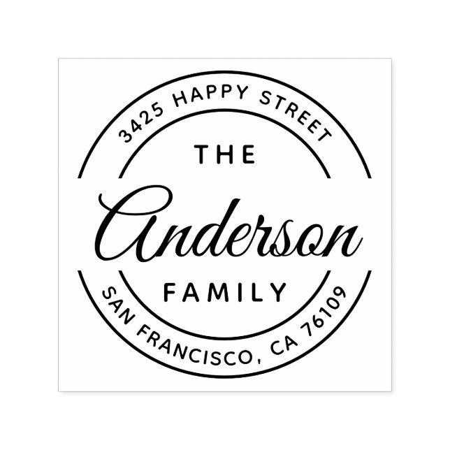 Rücksendeadresse für SkriptTypografie Permastempel (Design)