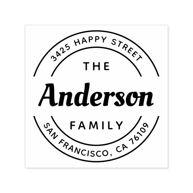 Rücksendeadresse für SkriptTypografie Permastempel (Design)