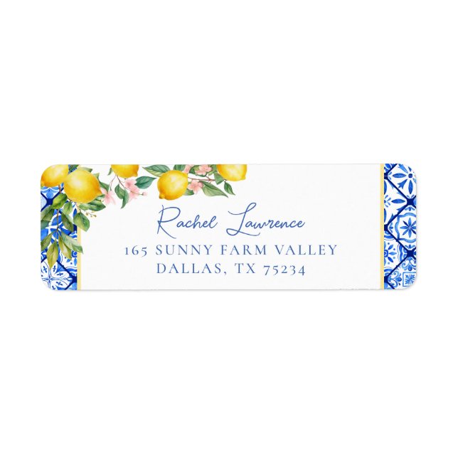 Rücksendeadresse für Wasserfarben (Vorne)