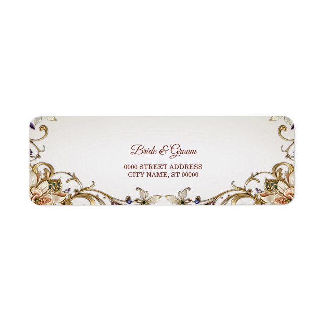 Rücksendeadresse für weißes Gold (Vorne)