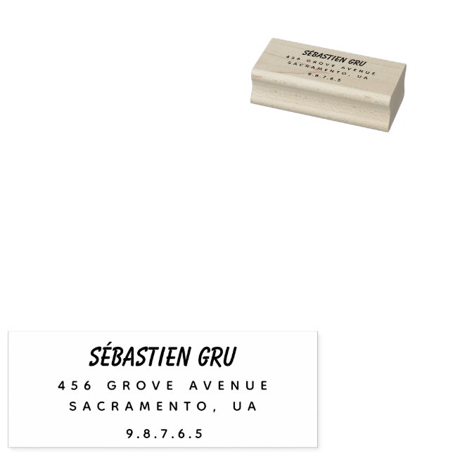 Rücksendeadresse Hochzeit Gummistempel (Stempel)