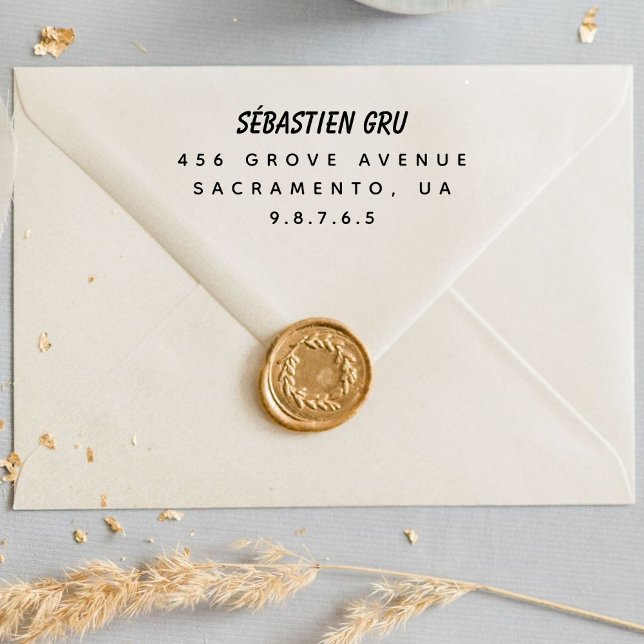 Rücksendeadresse Hochzeit Permastempel (Von Creator hochgeladen)