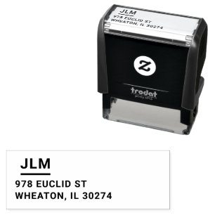 Rücksendeadresse Informal kühl Lässig Permastempel