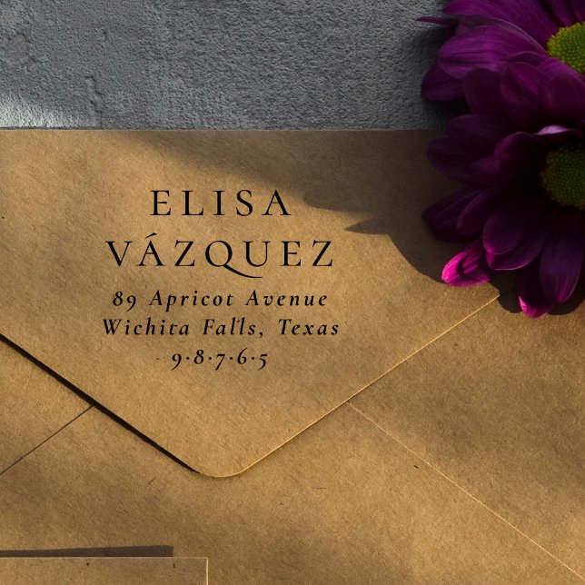 Rücksendeadresse Kautschuk Briefmarke & Klassische Permastempel (Stamp Mockup)