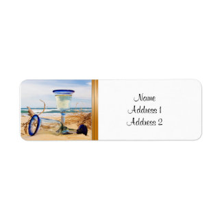 Rücksendeadresse Label Beach Hochzeit