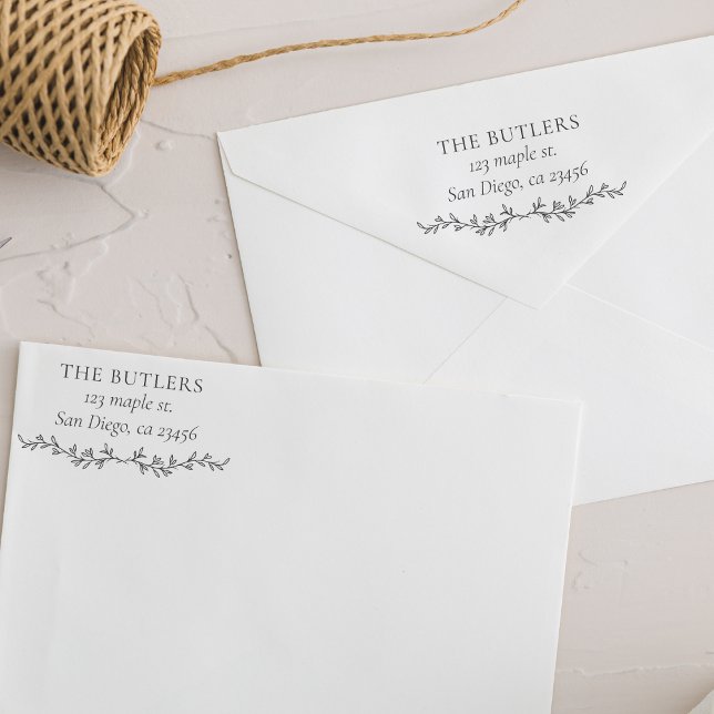 Rücksendeadresse mit Nachname Selbstfarbige Briefm Permastempel (Von Creator hochgeladen)