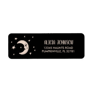 Rücksendeadresse "Moon and Stars"