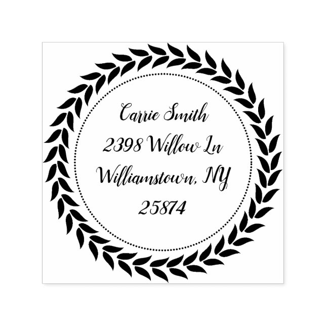 Rücksendeadresse Permastempel (Design)