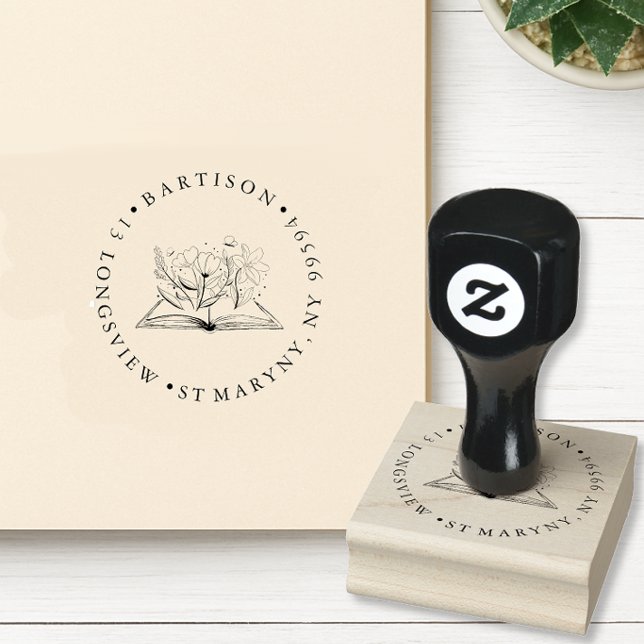 RÜCKSENDEADRESSE  RUBBER BRIEFMARKE BUCHEN GUMMISTEMPEL (Von Creator hochgeladen)