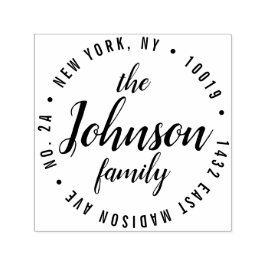 Rücksendeadresse-Selbstfärbung Briefmarke Trendy Permastempel