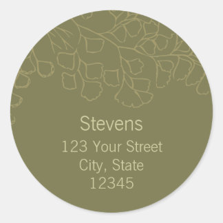 Rücksendeadresse Umschlag Aufkleber