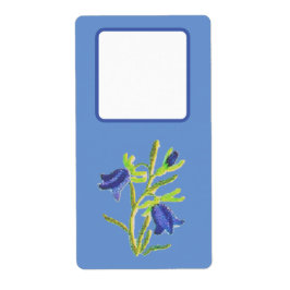 Rücksendeadresse Versand Labels Blume Design