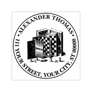 Rücksendeadresse von Vintagen Spielkarten und Spie Permastempel